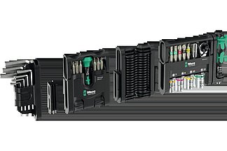 Das Tool-Check Modular System:  Ein Raumwunder zum Kombinieren und Erweitern. 