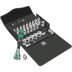 8100 SB All-in Jeu cliquet Zyklop Speed, à carré 3/8", 35 pièces