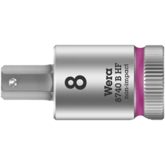 8740 B HF Douille-embout Zyklop pour vis à six pans creux, à emmanchement 3/8" avec fonction de retenue