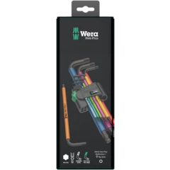 950/9 Hex-Plus Multicolour 1 SB Jeu de clés mâles coudées, syst. métrique, BlackLaser, 9 pièces