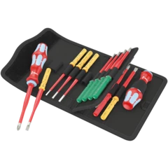 Kraftform Kompakt VDE Stainless 17 extra slim 1 Tool Finder, 17 pièces